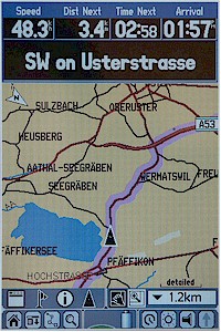 GARMIN iQue 3600 map