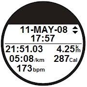 GARMIN Forerunner 405 history