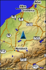 GARMIN GPSmap 62 / 62s / 62st Base Map Example Africa