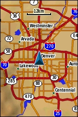 GARMIN GPSmap 62 / 62s / 62st Base Map Example USA