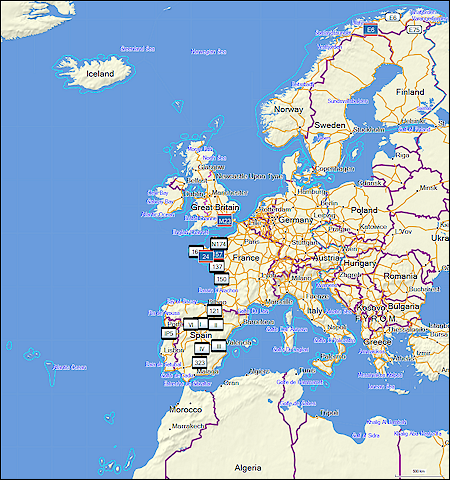 TopoActive Western Europe - Coverage