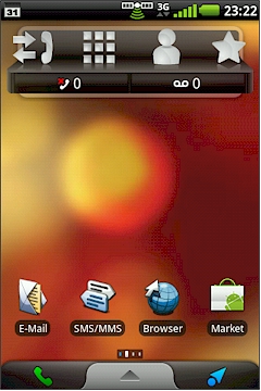 GARMIN nuvifone A50 - Main Menu in Android mode