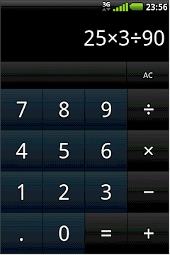 GARMIN nuvifone A50 - Calculator