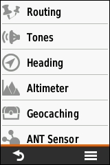 GARMIN eTrex Touch 25/35 - Settings (2 of 4)