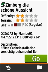 GARMIN eTrex Touch 25/35 - Geocache