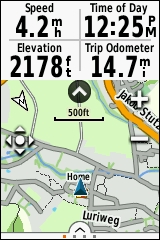 GARMIN eTrex Touch 25/35 - Topographic map of Europe detailed with dashboard