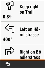 GARMIN eTrex Touch 25/35 - Directions