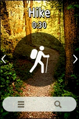 GARMIN eTrex Touch 25/35 - Start page