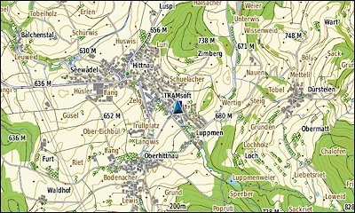 GARMIN GPSMAP 276Cx - Topo Schweiz Vektordarstellung